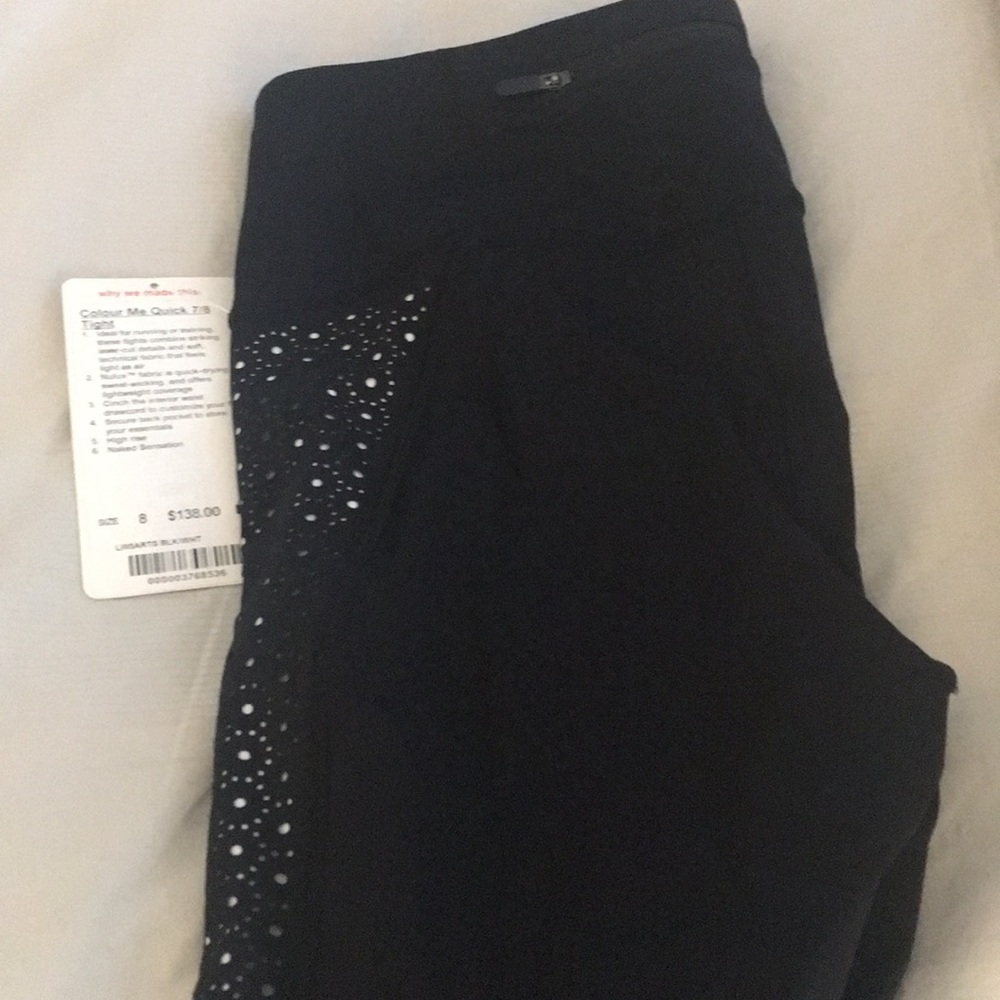 Lululemon color me quick 7/8 tight